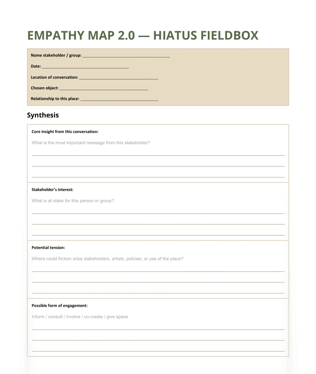 EN Empathy Map 2.0 Hiatus Fieldbox 1 1